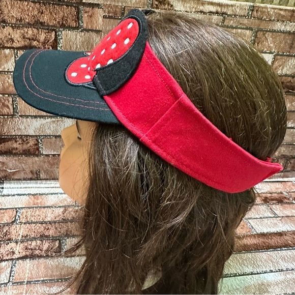 Disney Minnie Mouse Red and Black Polka Dot Bow Cap main image 8